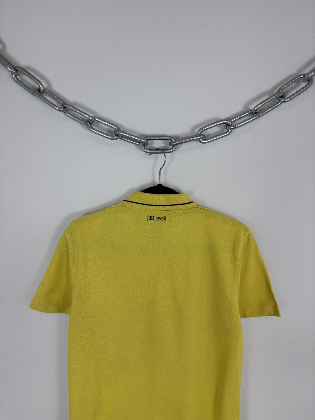 Just Cavalli Just Cavalli Beachwear Men’s Yellow Short Sleeve Polo Shirt Size US L / EU 52-54 / 3 - 16 Thumbnail