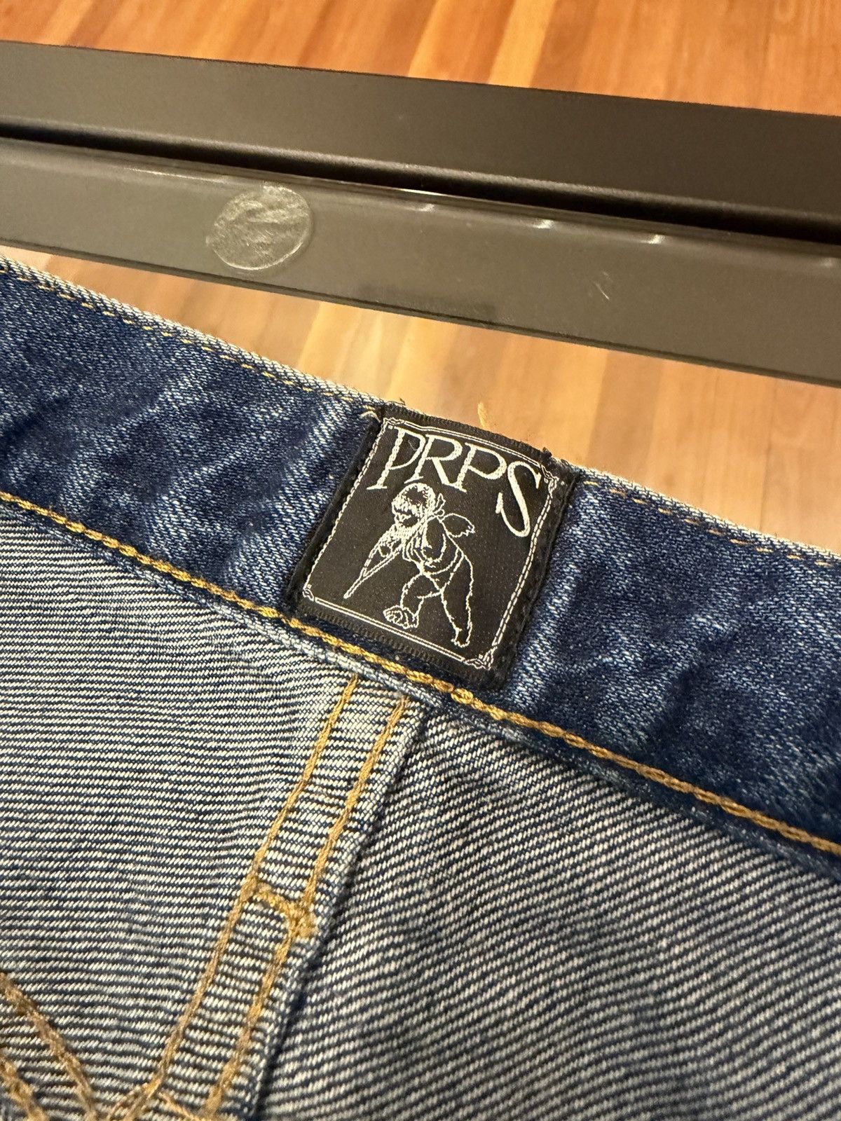 Prps PRPS Distressed Patchwork Acid Wash Jeans Size US 32 / EU 48 - 3 Thumbnail