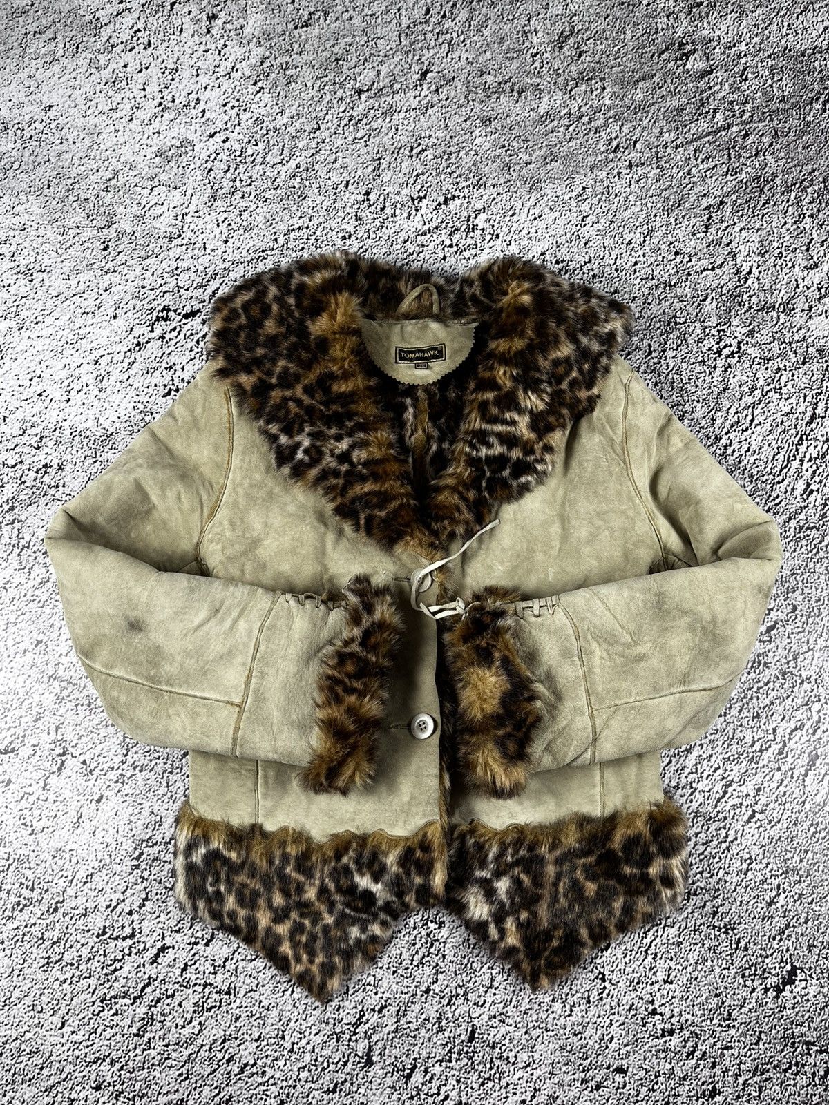 Leather Vintage real leather shearling sheepskins coat jacket Size XS / US 0-2 / IT 36-38 - 1 Thumbnail