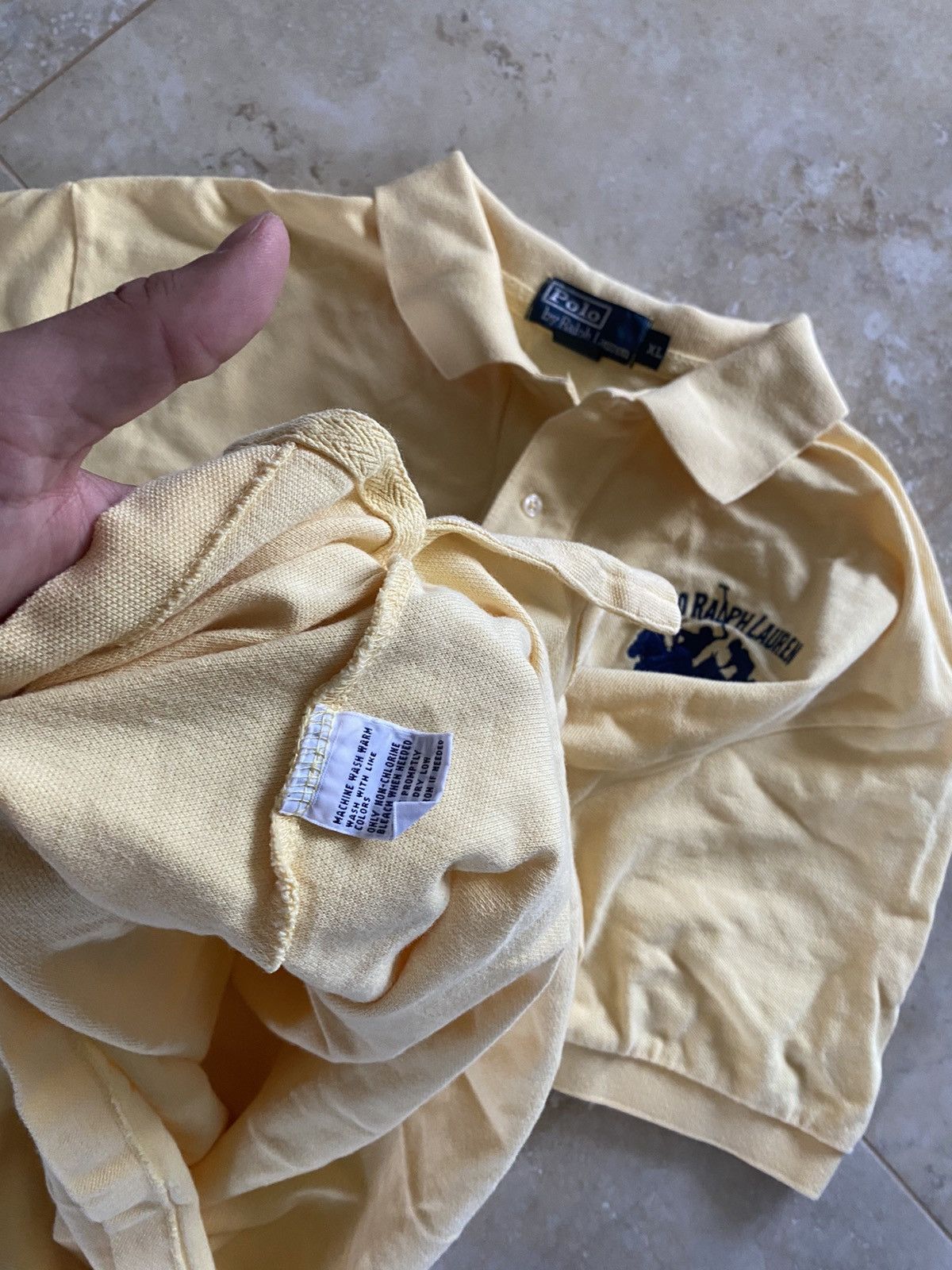 Polo Ralph Lauren Vintage Polo Ralph Lauren Big Logo Regby Polo #2 Big Pony Size US L / EU 52-54 / 3 - 7 Thumbnail
