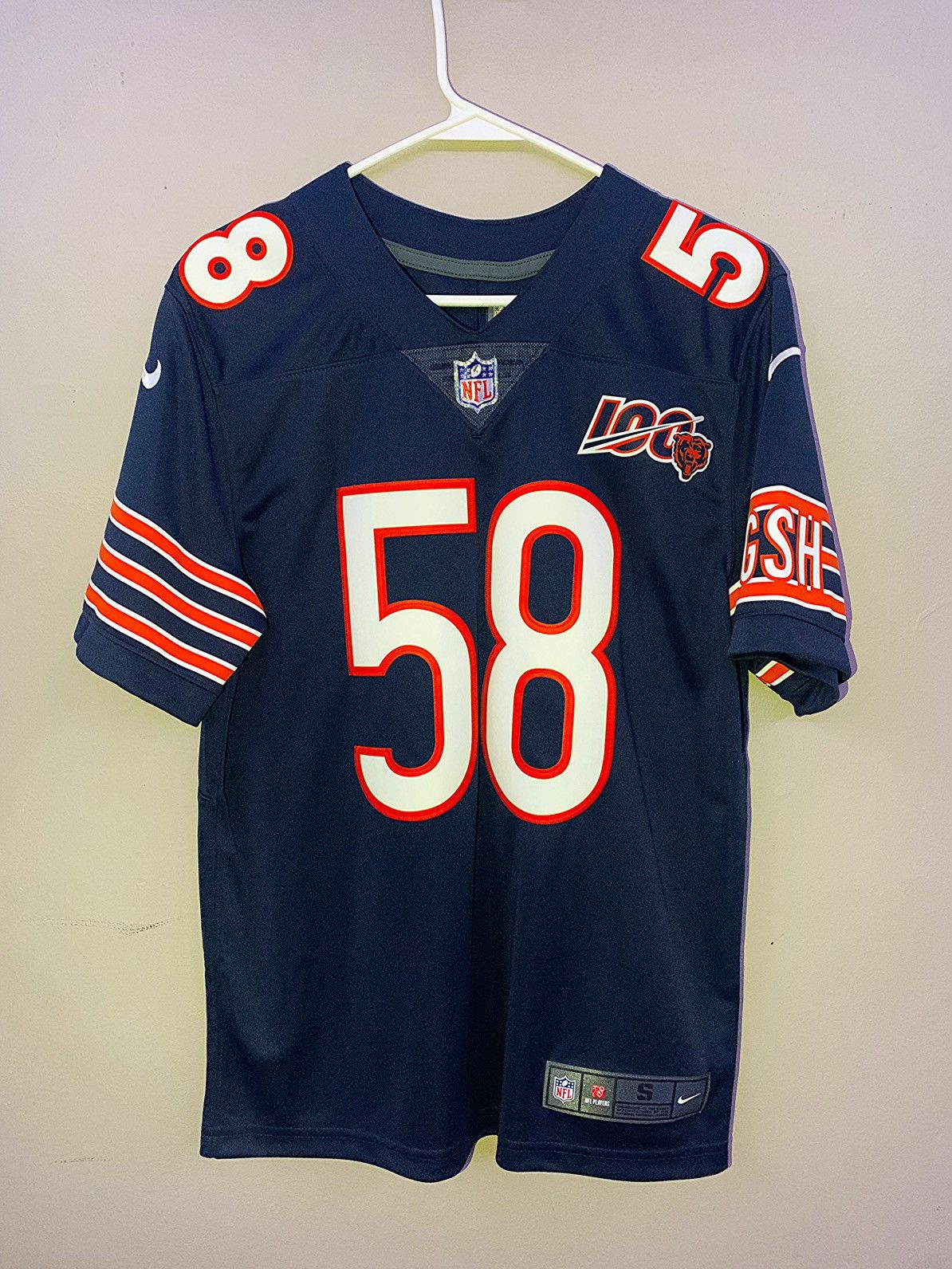 Nike 🇺🇸 Bears 2019 | Home Limited Jersey | Smith #58 (Small) Size US S / EU 44-46 / 1 - 1 Thumbnail
