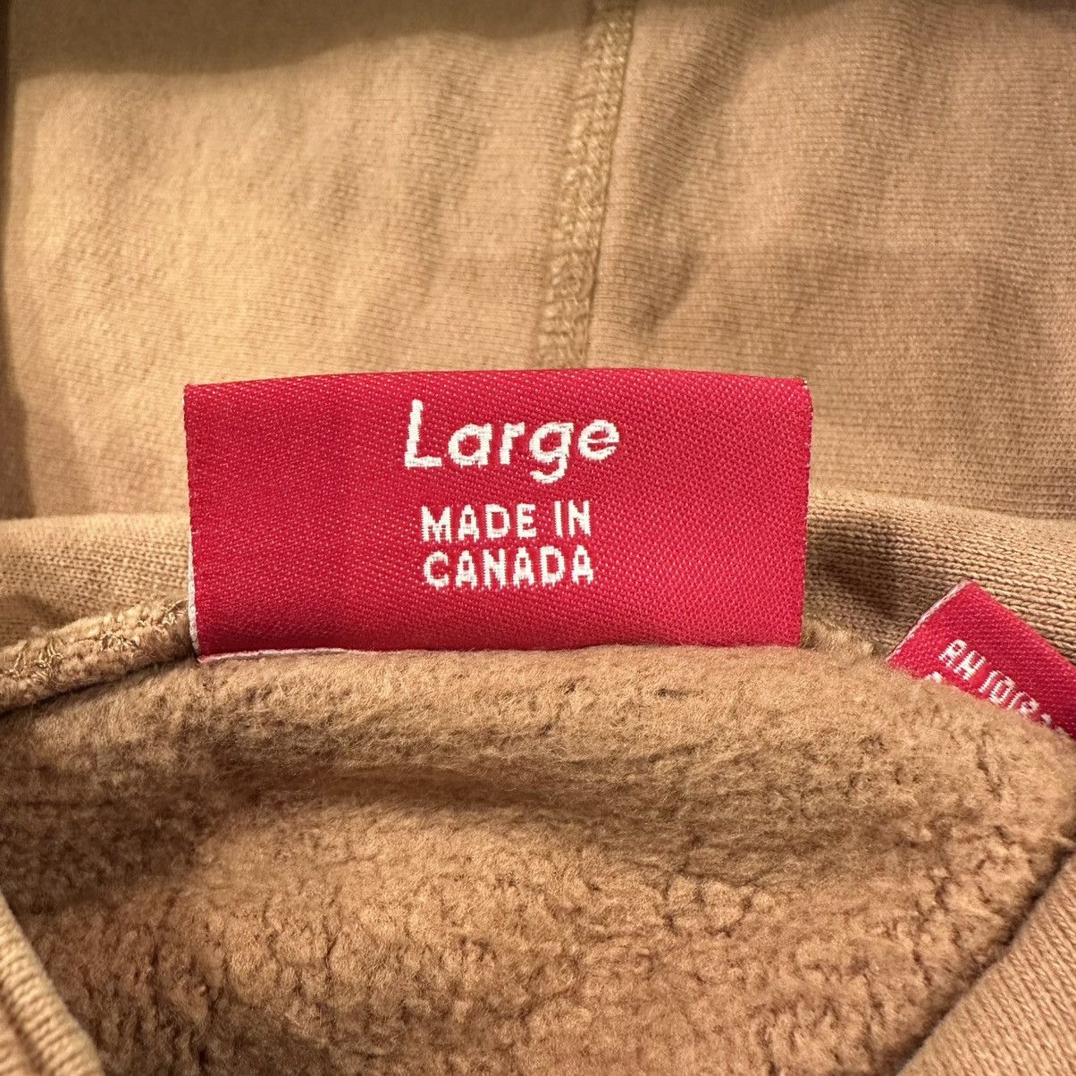 Supreme 2003 Khaki Box Logo Hoodie Size US L / EU 52-54 / 3 - 3 Thumbnail
