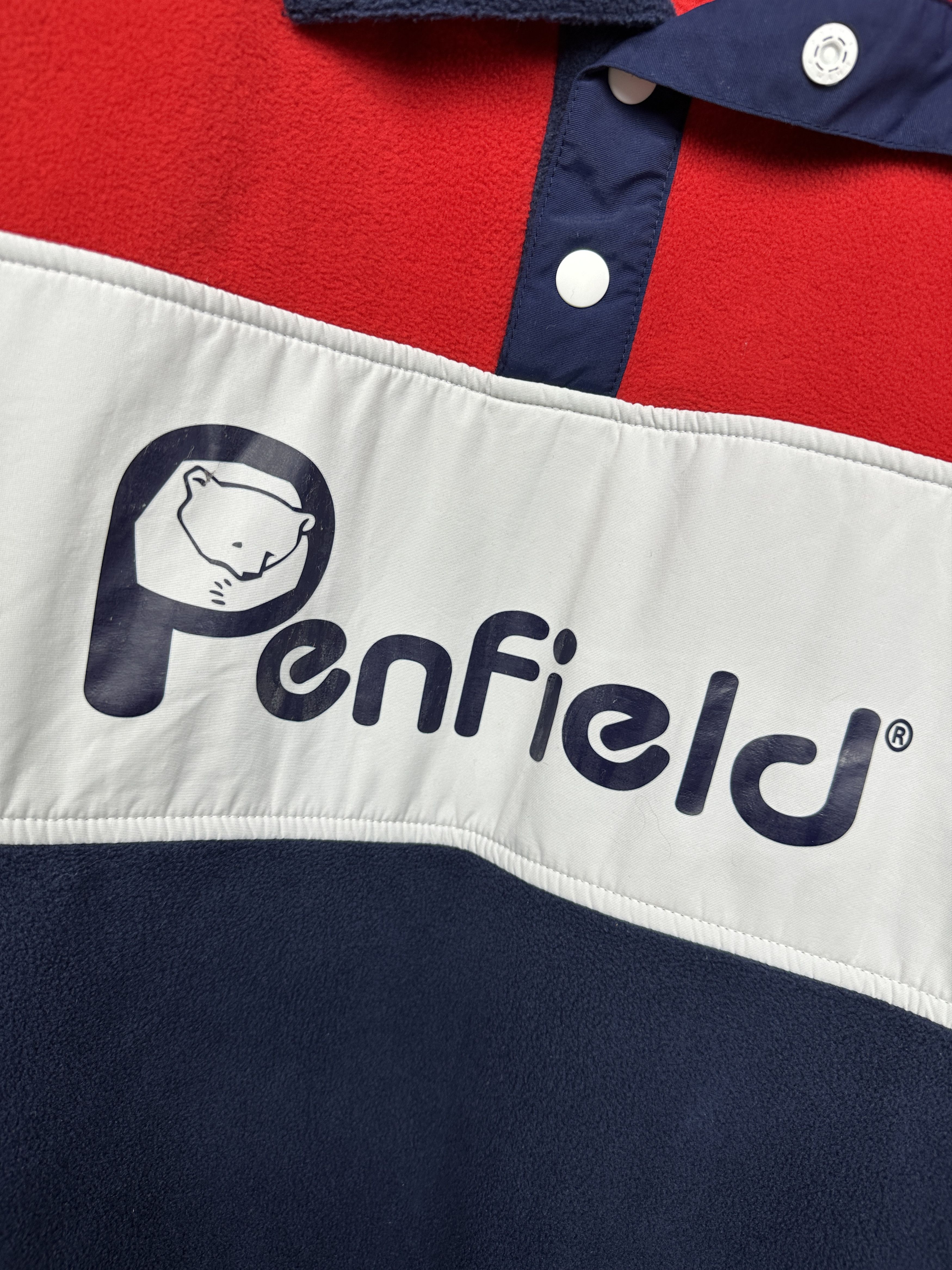 Penfield Penfield Mens Fleece Anorak Jacket Size US S / EU 44-46 / 1 - 3 Thumbnail