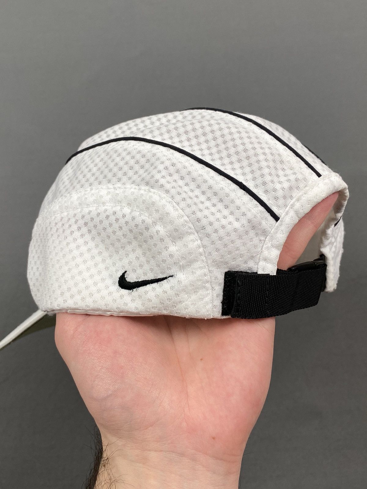 Nike 1990’s Vintage Nike Agassi Challenge Court Mesh 6 Panel Cap Size ONE SIZE - 6 Thumbnail