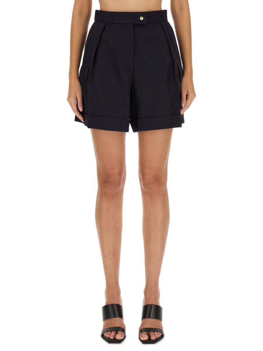 Alexander Mcqueen Cargo Shorts - Blue (It 40), Women's (Size 27)