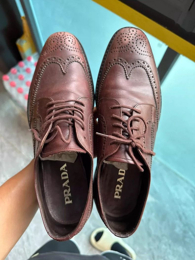 Prada Thicksoled Men's Prada Dress Shoes -2505 Size US 9 / EU 42 - 3 Thumbnail