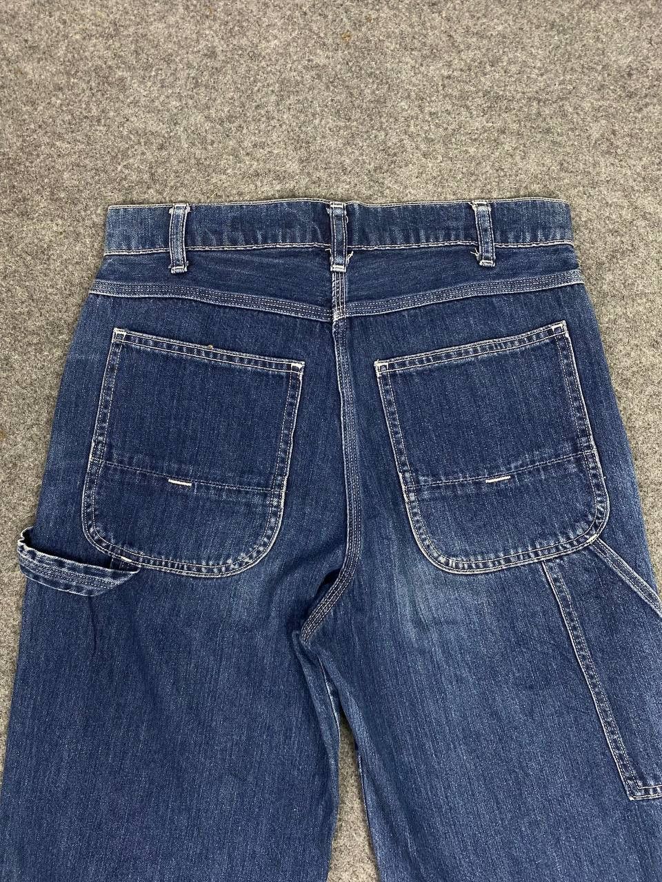 Japanese Brand back number washi denim carpenter pants nice design Size US 30 / EU 46 - 3 Thumbnail