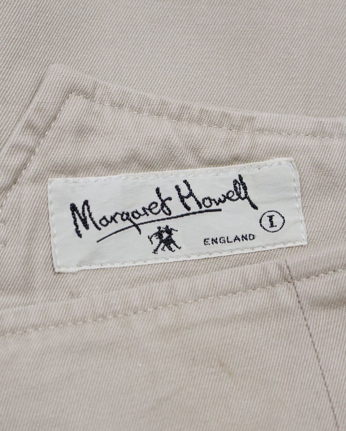 Margaret Howell × Vintage 2000S MARGARET HOWELL WIDE TAPERED COTTON TROUSERS Size 25" / US 0 / IT 36 - 5 Thumbnail