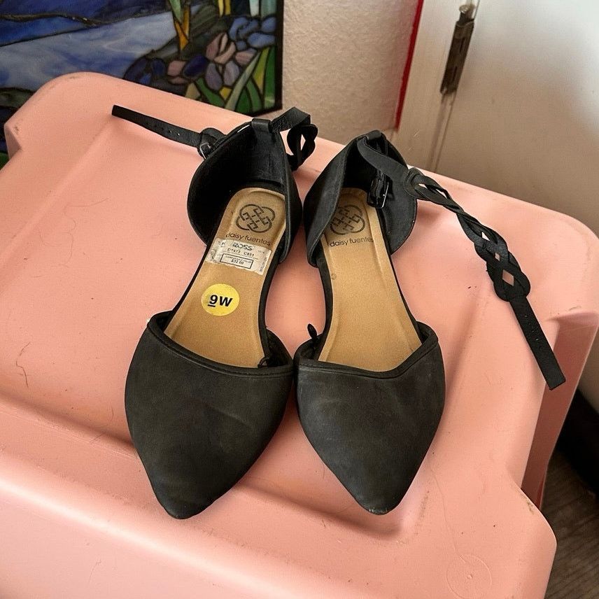 Other daisy fuentes dark grey pointed ballet style flats Size US 9 / IT 39 - 1 Thumbnail
