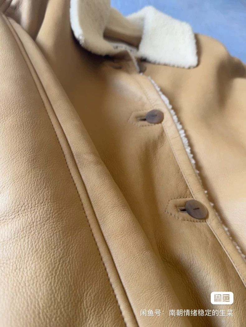 Loewe Loewe Classic fur and leather coat Size XXS / US 00 / IT 34 - 6 Thumbnail