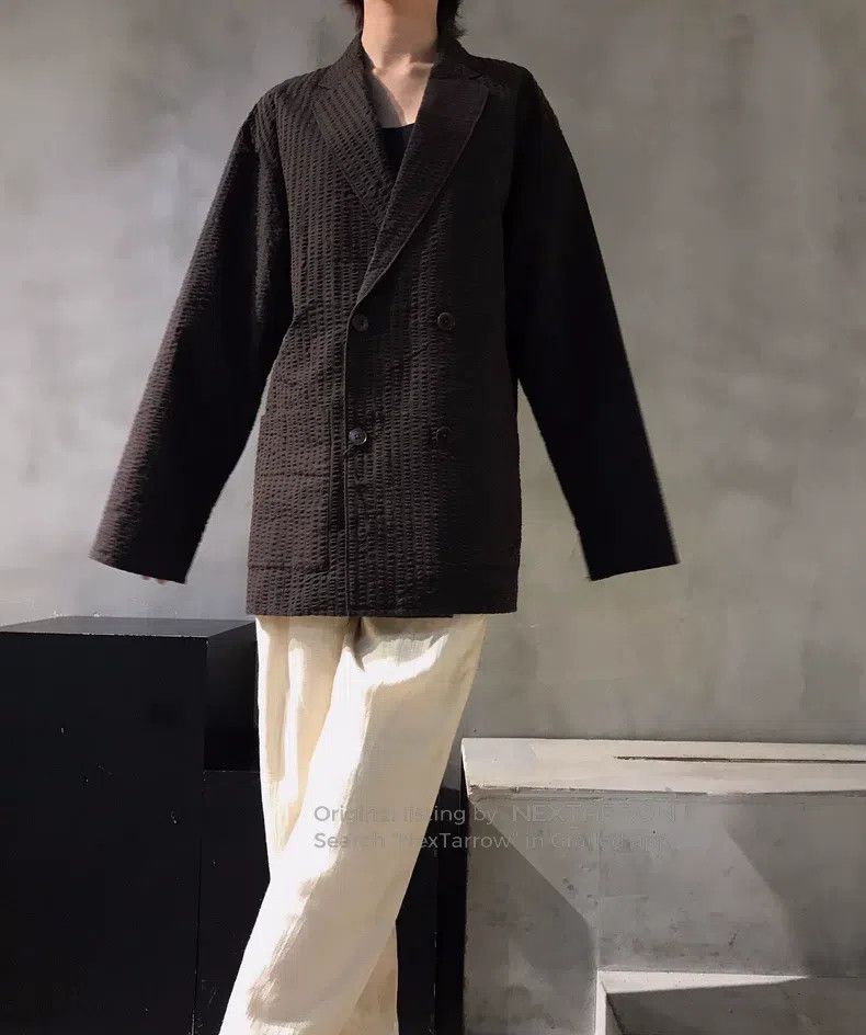 Issey Miyake Issey Miyake size:7 Calligraphy Brush Logo Tapered Plaid O Size 22" - 5 Thumbnail