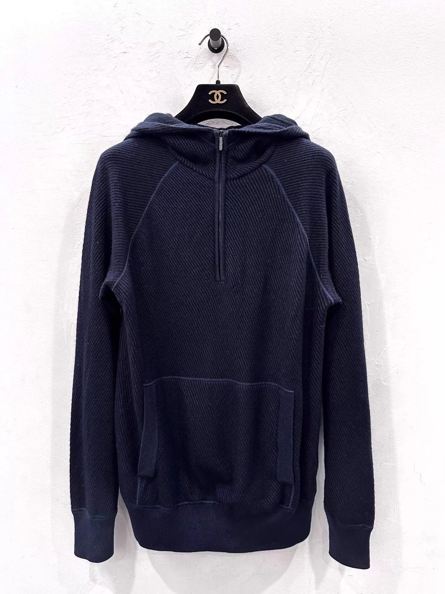 Loro Piana Loro Piana men's navy cashmere zip-up jacket 48 Size US M / EU 48-50 / 2 - 1 Thumbnail