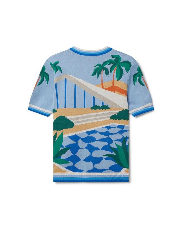 Casablanca o1mle0326 Knitted Tee Shirt Palm Springs in Multicolor Size US XS / EU 42 / 0 - 2 Thumbnail