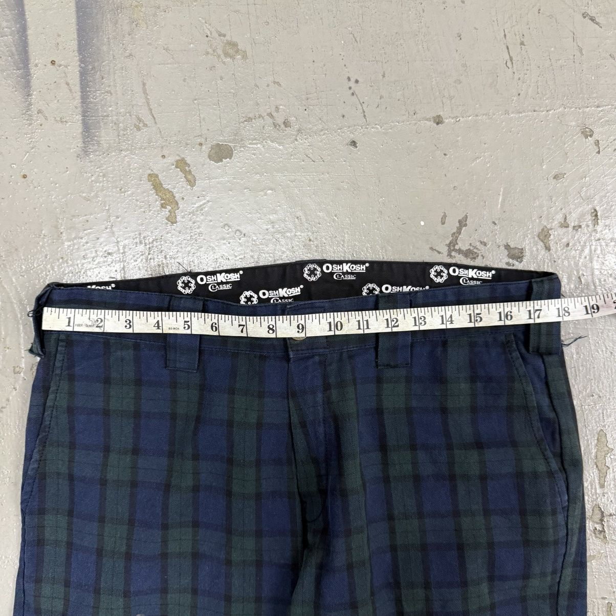 Oshkosh Vintage Oshkosh Tartan Plaid Trousers Riot Punk Size US 35 - 4 Thumbnail
