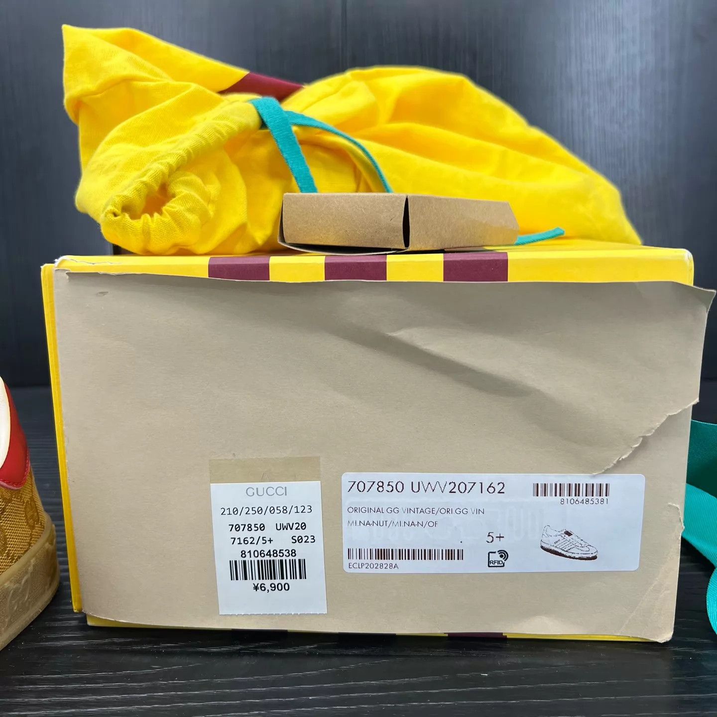Gucci adidas x Gucci allover print sneaker 38.5 cream/brown new Size US 8 / IT 38 - 9 Thumbnail