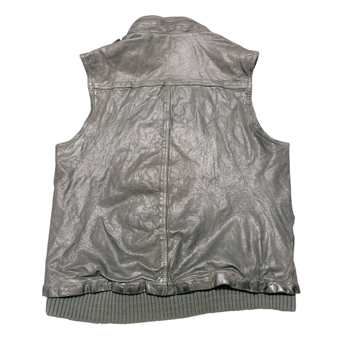 Elwood Elwood Biker Leather Vest Cargo Size M / US 6-8 / IT 42-44 - 5 Thumbnail