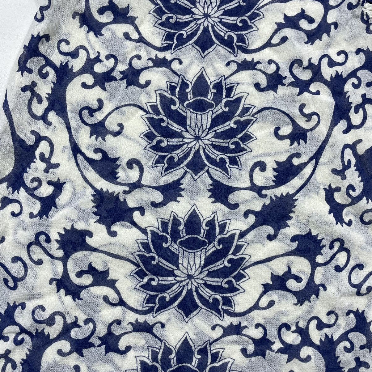 Vivienne Tam VIVIENNE TAM ORIENTAL LOTUS PRINTED MESH TOP Size XS / US 0-2 / IT 36-38 - 5 Thumbnail