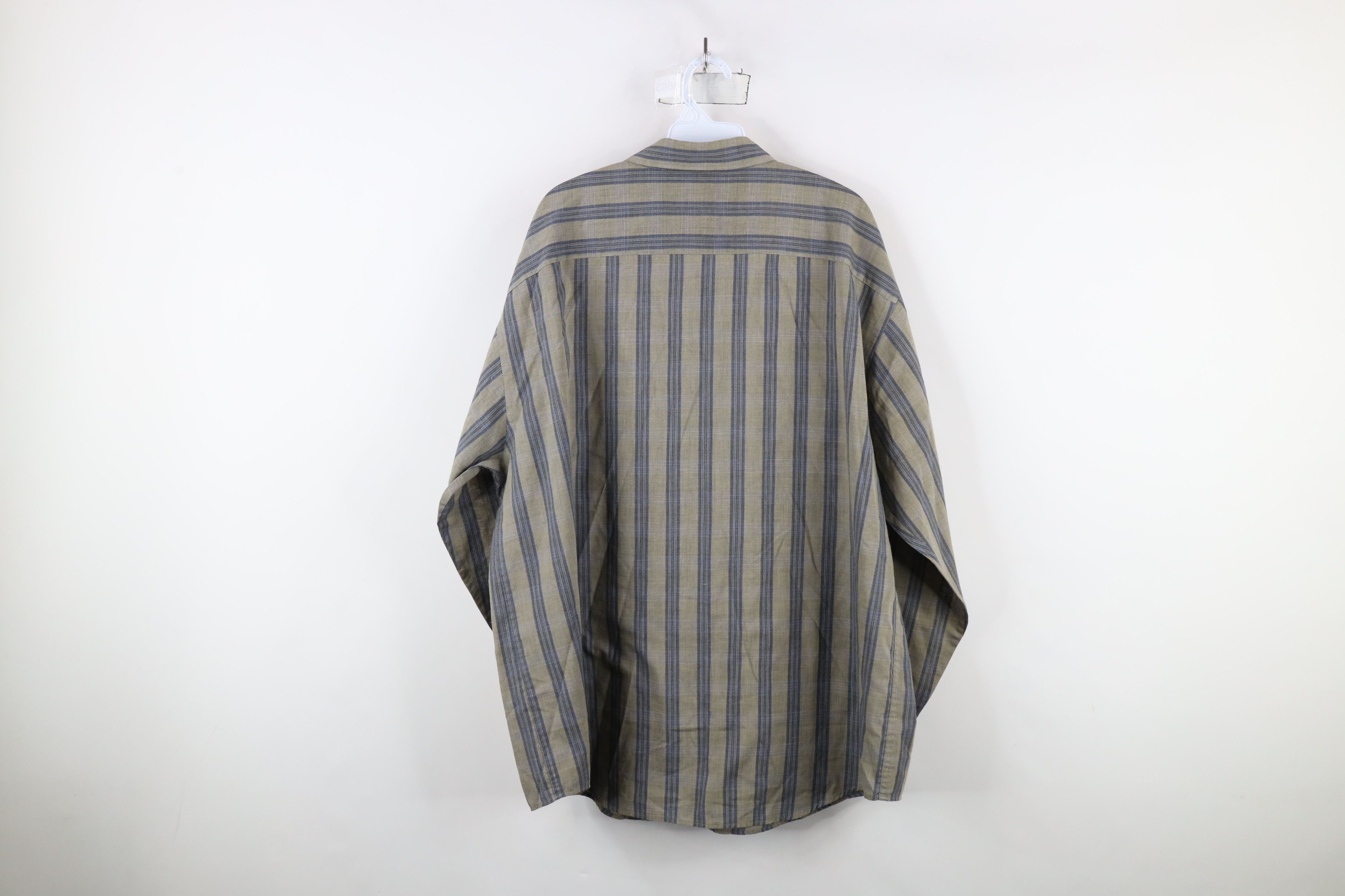 Vintage Vintage 90s Streetwear Collared Long Sleeve Button Shirt Size US XL / EU 56 / 4 - 10 Thumbnail