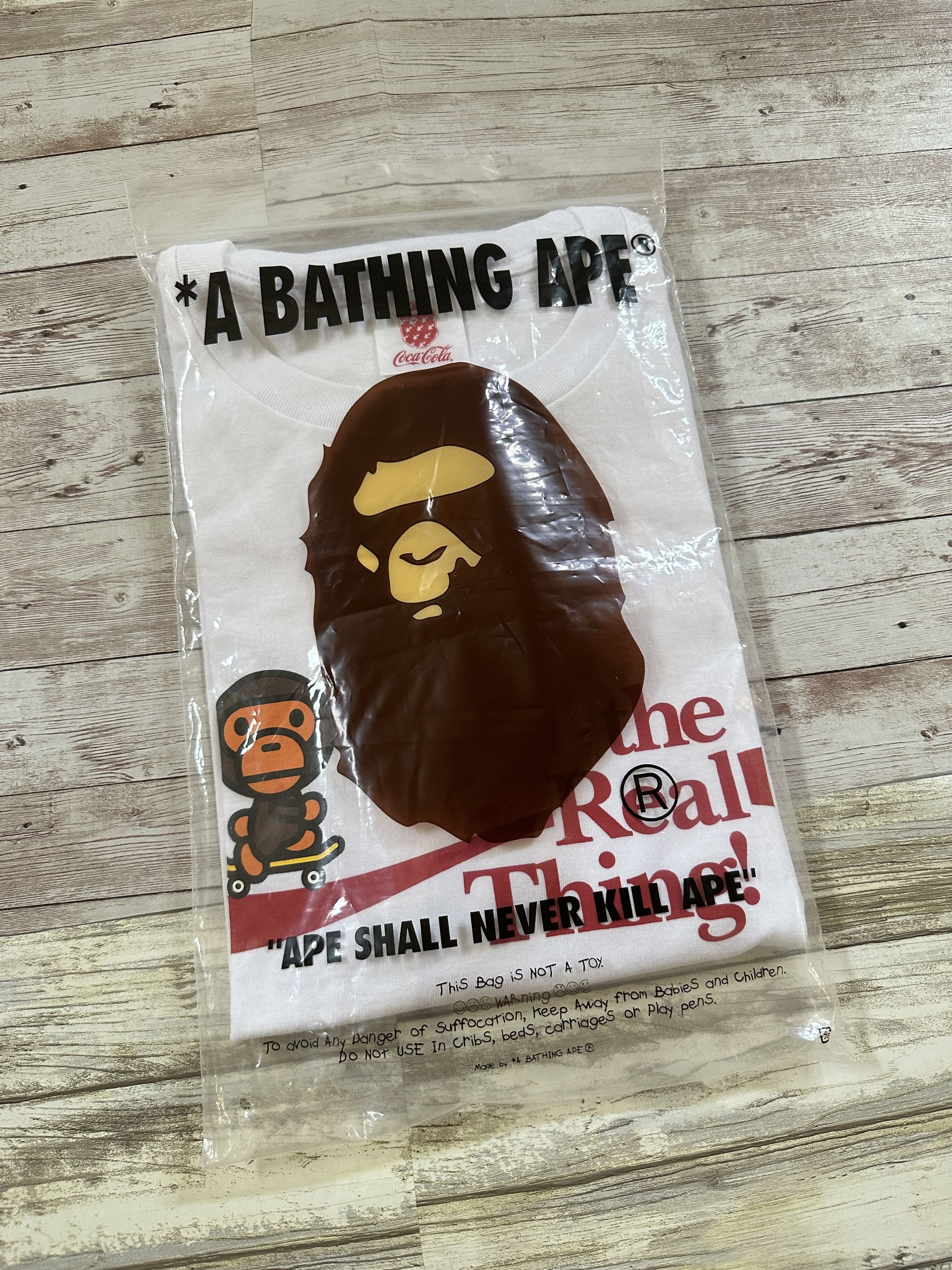 Bape SS20 Baby Milo Coca Cola Skateboarding Tee Size US L / EU 52-54 / 3 - 6 Thumbnail