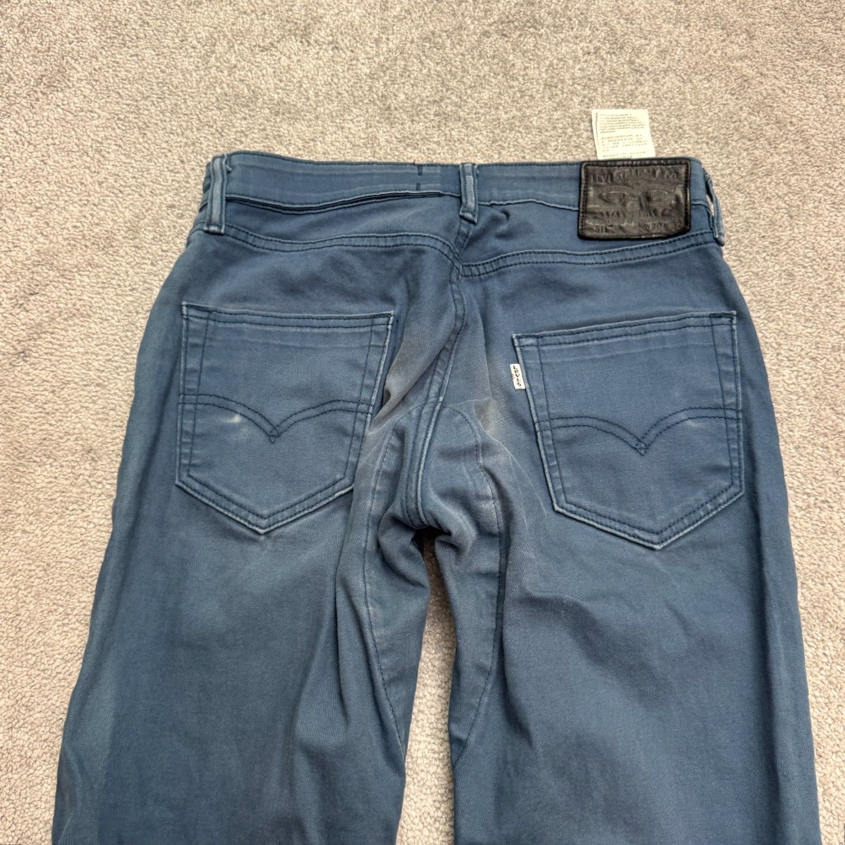 Levi's Levi's 511 Slim Fit Jeans Mens 30x32 Blue Medium Wash Straight Leg Casual Streetwear Size US 30 / EU 46 - 6 Thumbnail