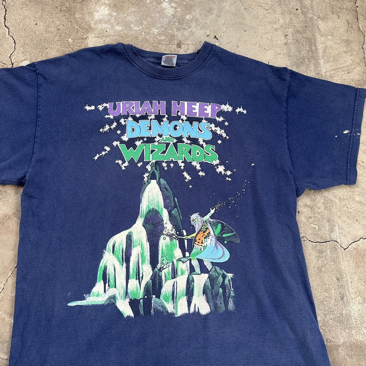 Band Tees × Round Two × Vintage rare vintage uriah heep demons and wizards tee Size US XL / EU 56 / 4 - 3 Thumbnail