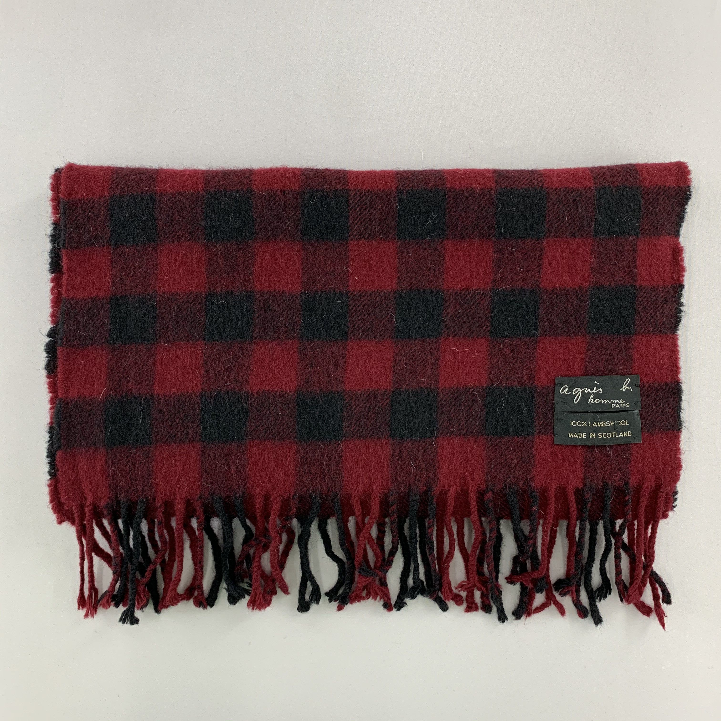 agnes b. Agnes B Scarf Wool Muffler Neck Wrap BL4302 Size ONE SIZE - 3 Thumbnail