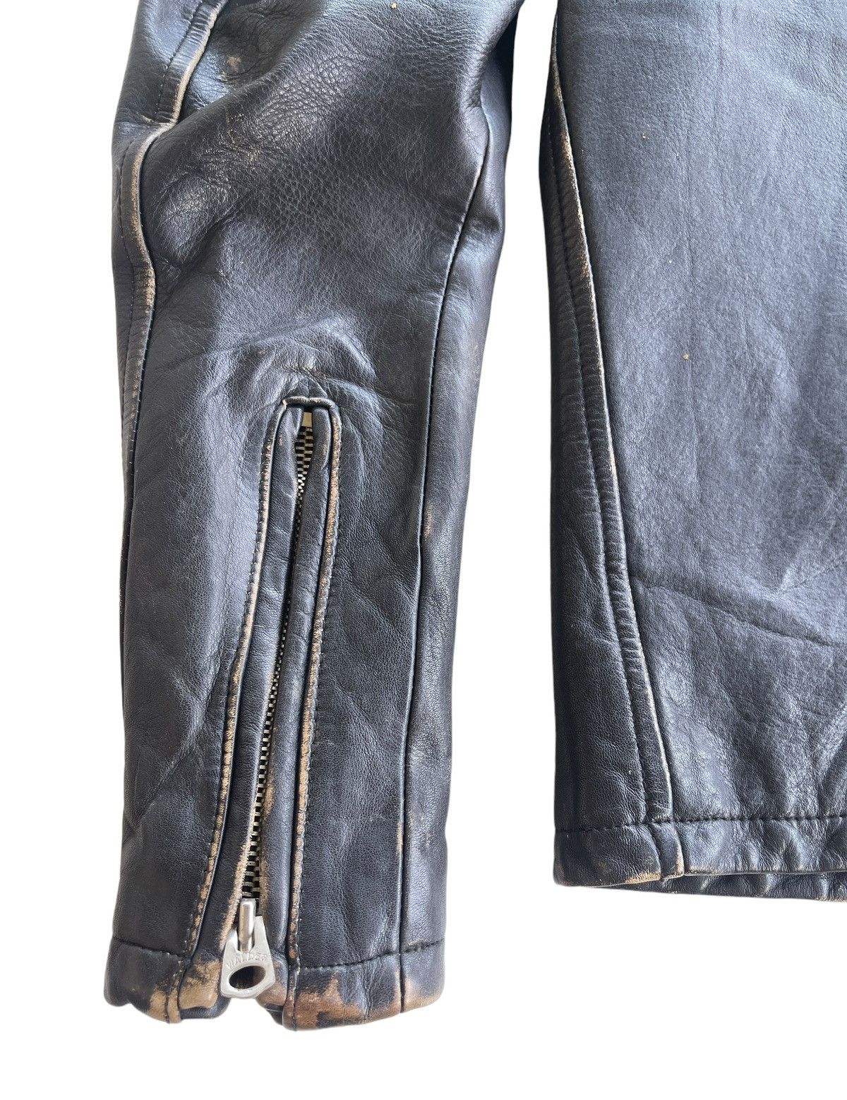 WEST RIDE 50s West Ride Motorcycle Cowhide Leather Jacket (size 34) Size US XS / EU 42 / 0 - 22 Thumbnail