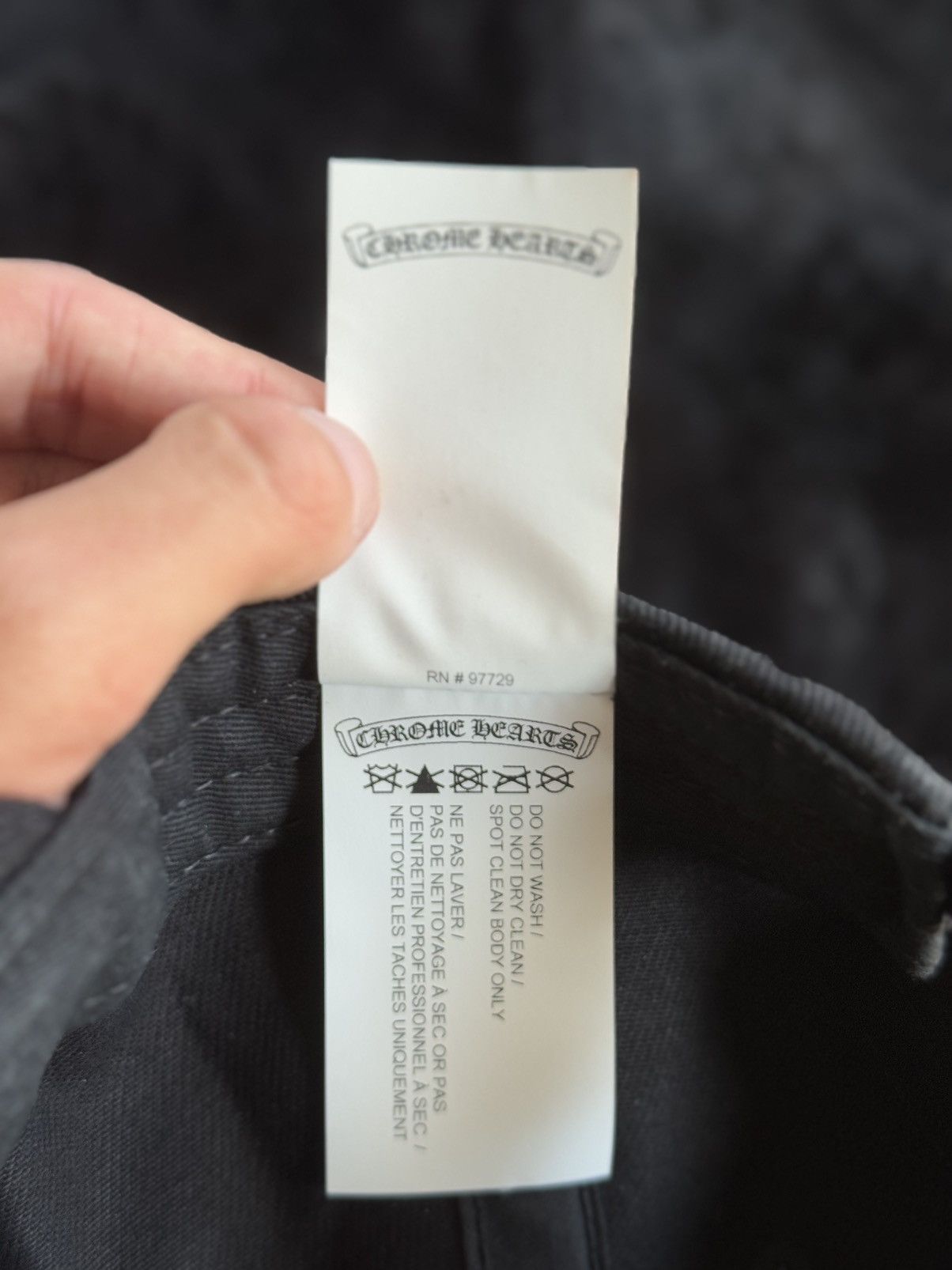 Chrome Hearts Chrome Hearts Scroll Logo Cap Size ONE SIZE - 9 Thumbnail