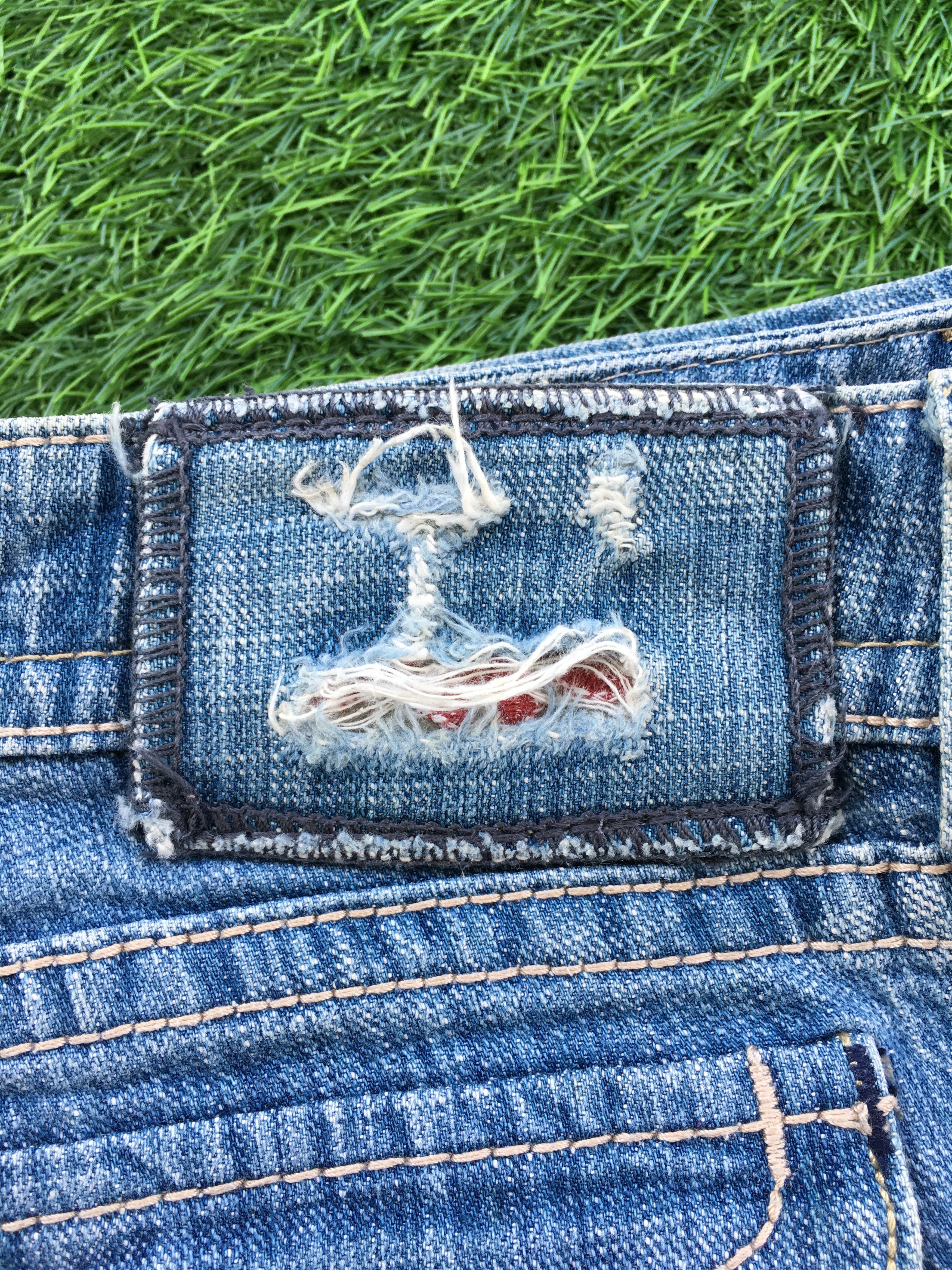 Japanese Brand Chicago Bootcut Jeans D-1006 Size 31" - 10 Thumbnail