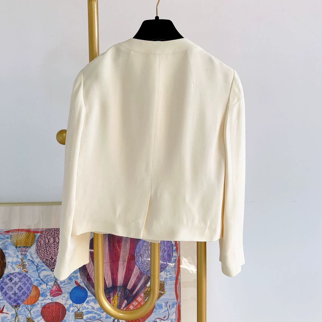 Miu Miu MIUMIU Beige Jacket 38EU Size XS / US 0-2 / IT 36-38 - 2 Thumbnail