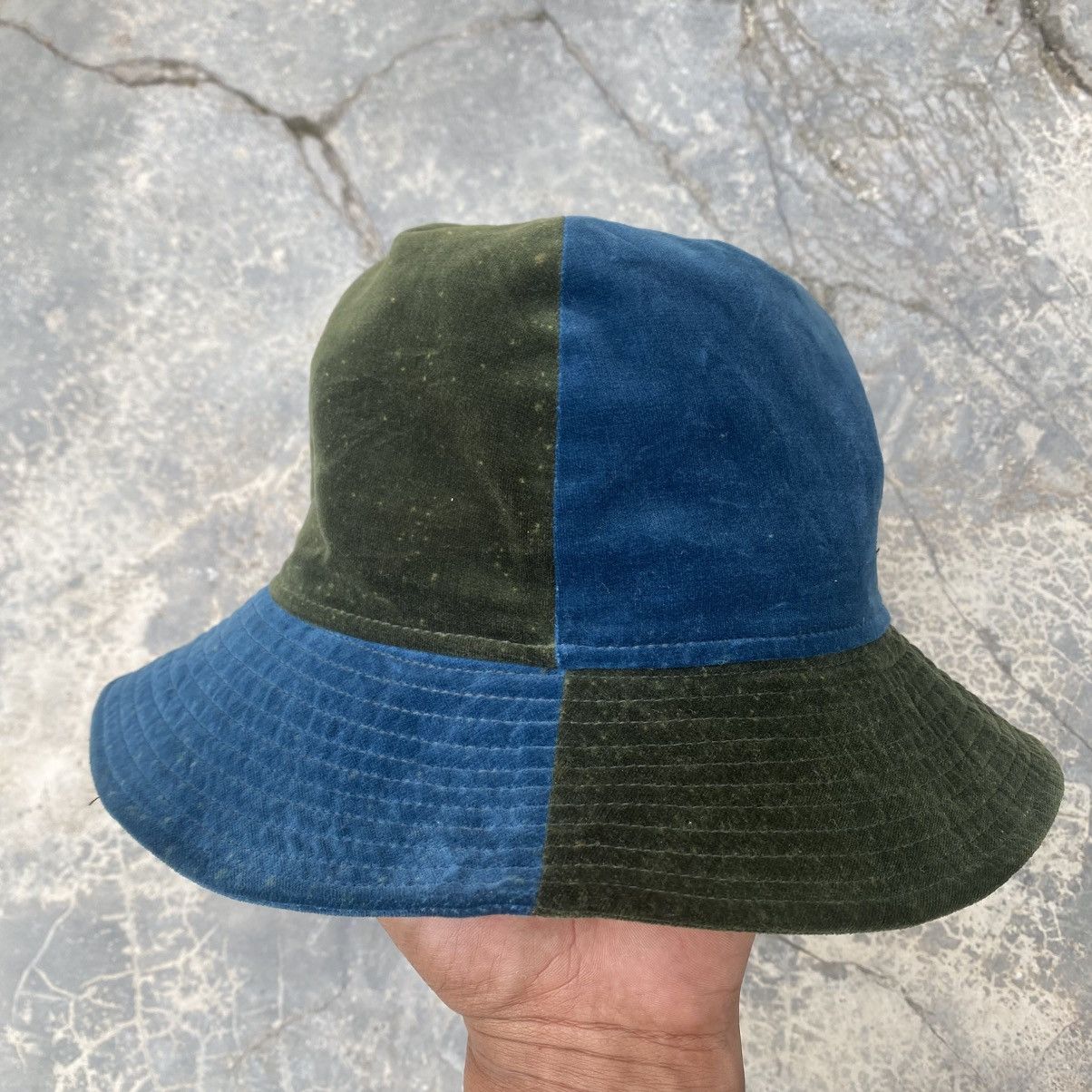 Kenzo 1990s KENZO Velvet Patchwork Bucket Hat Size ONE SIZE - 2 Thumbnail