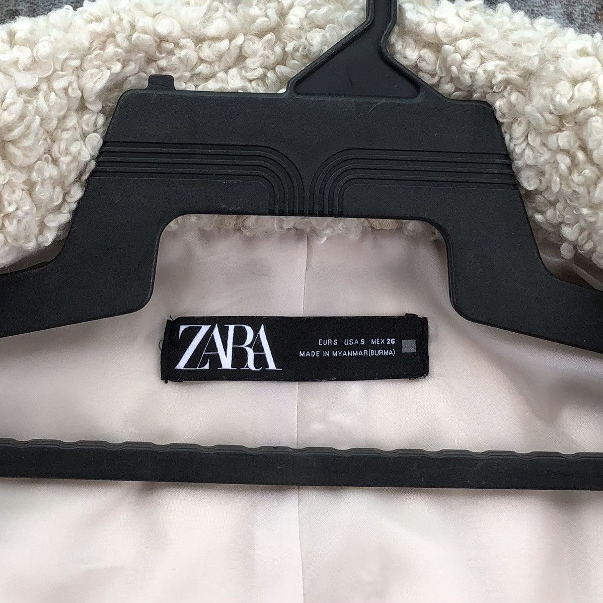 Zara Zara Fleece Sherpa Teddy Bomber Zip Up Jacket Size M / US 6-8 / IT 42-44 - 10 Thumbnail