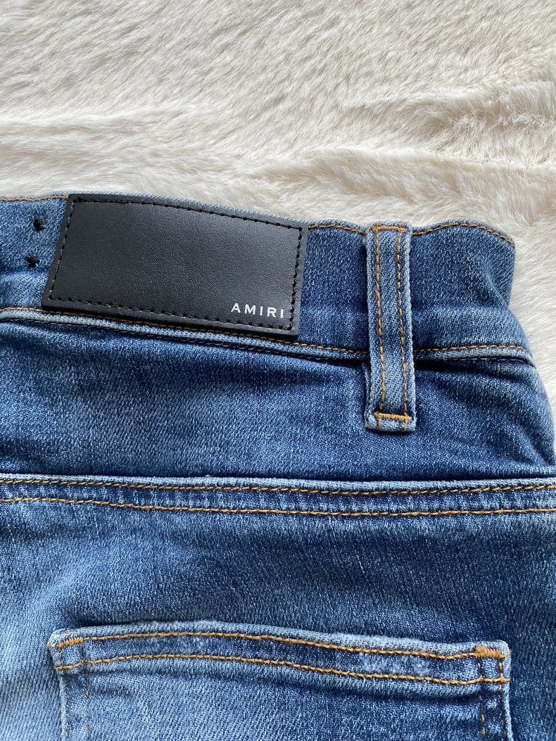 Amiri Amiri Washed Blue Blue Patchwork 16AW MX1 Jean Size US 28 / EU 44 - 3 Thumbnail