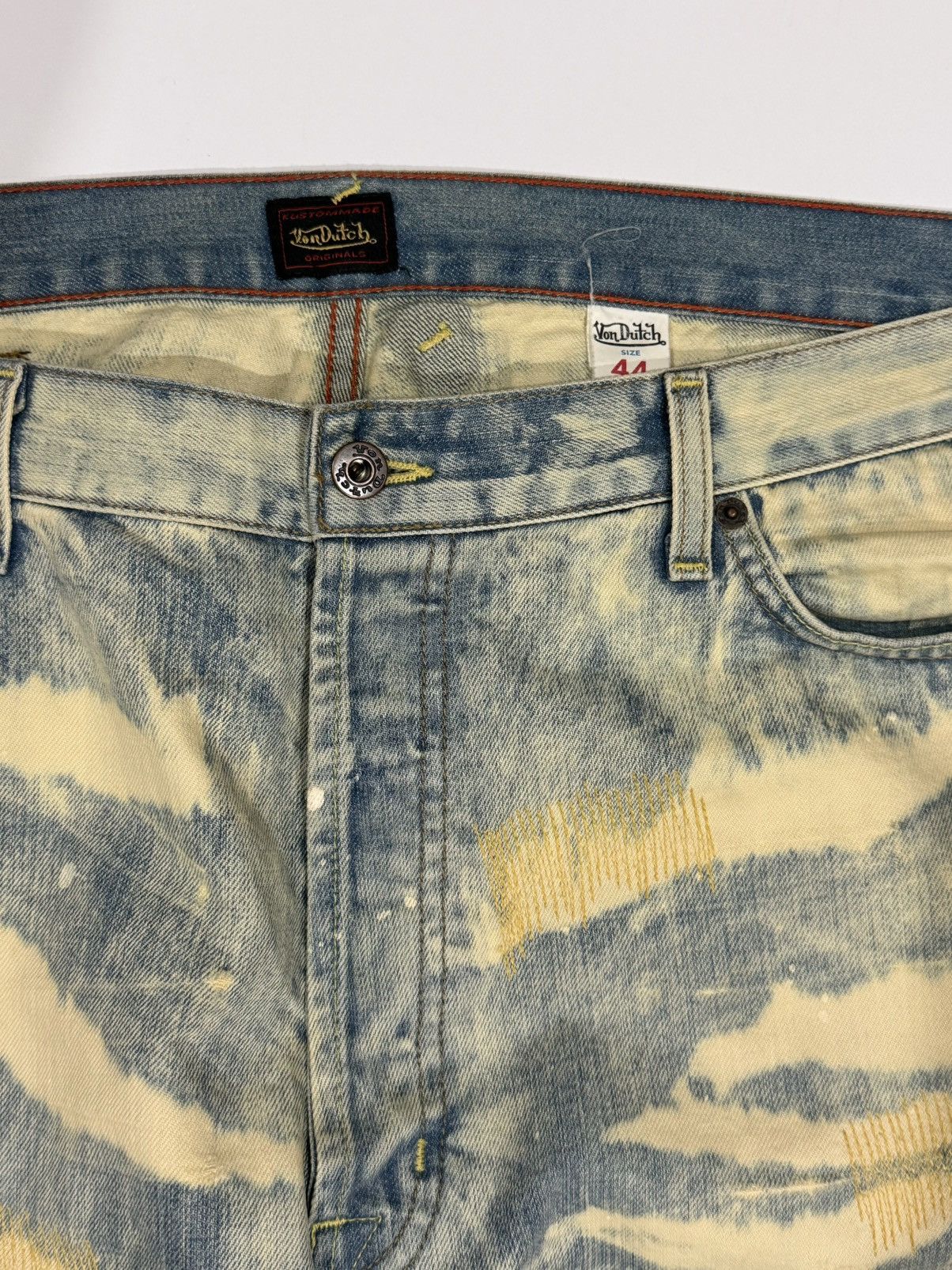 Von Dutch Vintage Von Dutch Bleached Denim Size 44 (fits 40-42) Size US 42 / EU 58 - 3 Thumbnail