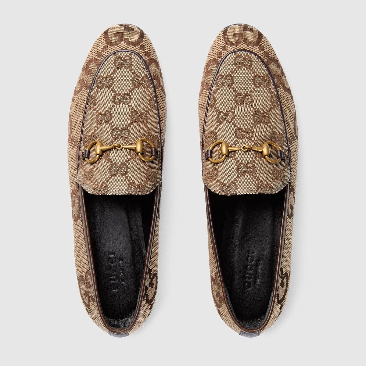 Gucci o1s1wg110225 GG Jordan Loafers in Camel/Brown Size US 11.5 / IT 41.5 - 3 Thumbnail