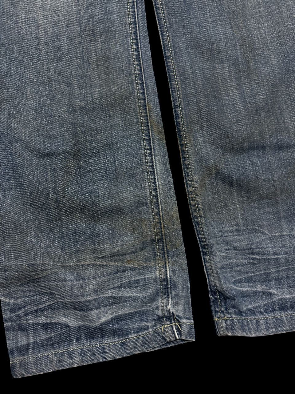 Japanese Brand SICK Japanese RMS Thrashed Faded Distressed Straight Jean Size US 31 - 9 Thumbnail