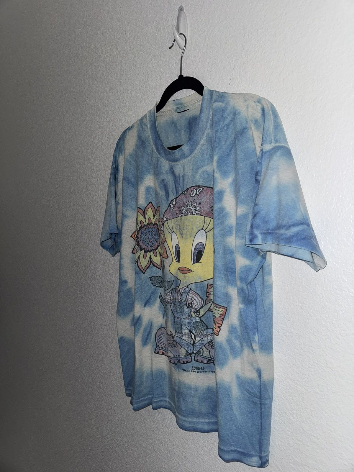 Vintage Vintage Tweety Bird Tie Dye Graphic Tee Size US L / EU 52-54 / 3 - 2 Thumbnail