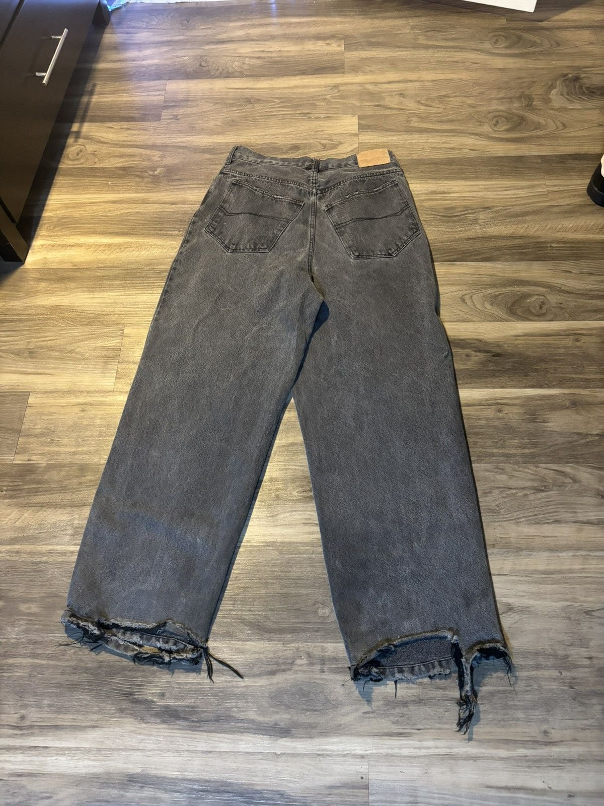 Other WASHED BLACK BAGGY DENIM Size US 32 / EU 48 - 4 Thumbnail