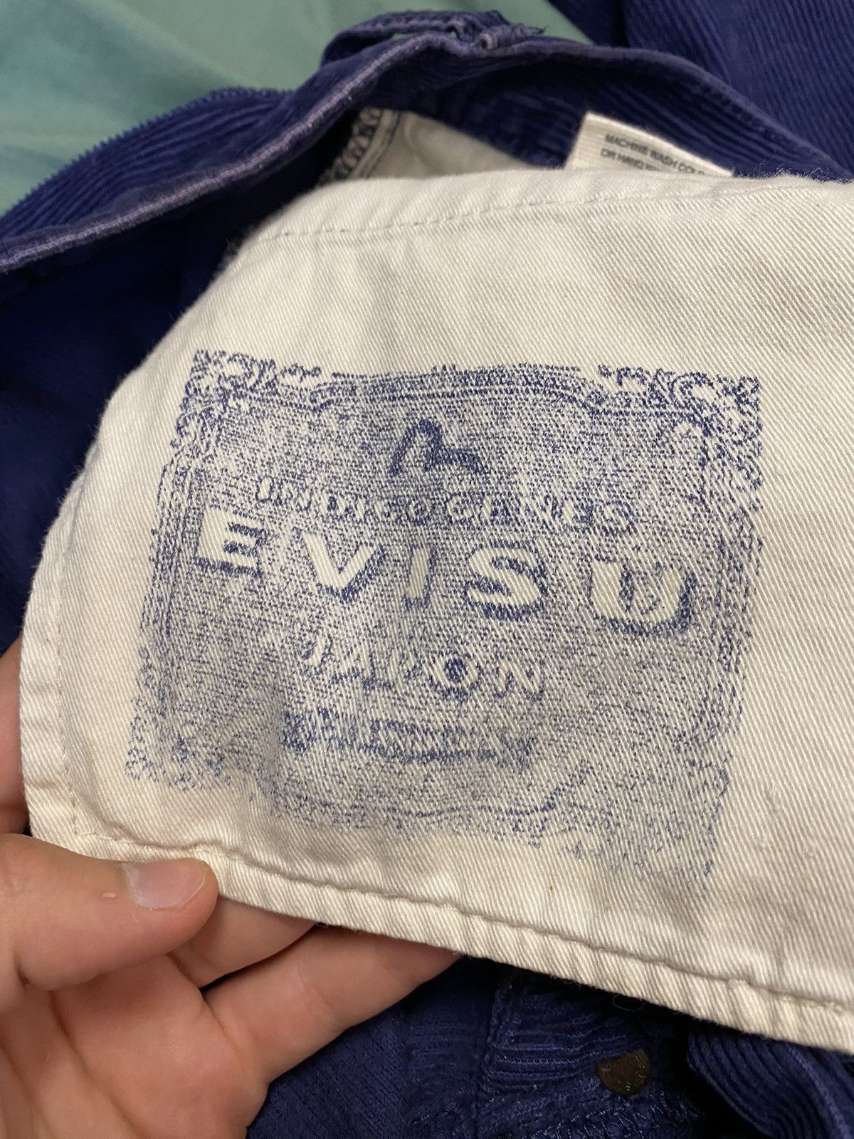 Evisu RARE Vintage Y2K Evisu Selvage Velvet Jeans Pants Size US 34 / EU 50 - 14 Thumbnail