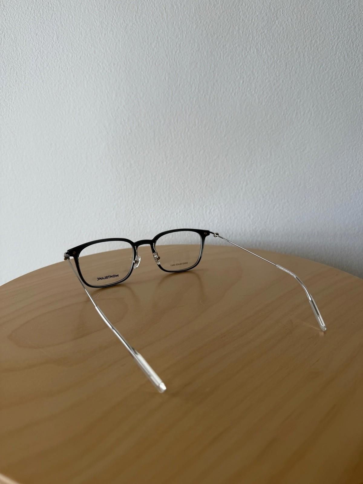 Montblanc New montblanc optical glasses frames eyeglasses MB0100O 001 Size ONE SIZE - 5 Thumbnail