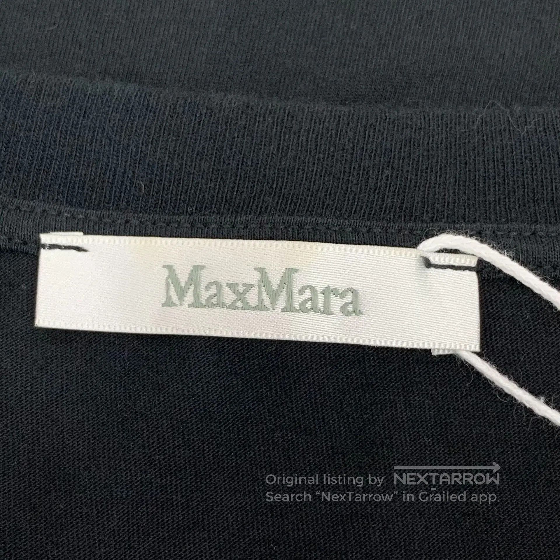 Max Mara Maxmara Black Dog Head Print T-shirt. Size M / US 6-8 / IT 42-44 - 5 Thumbnail