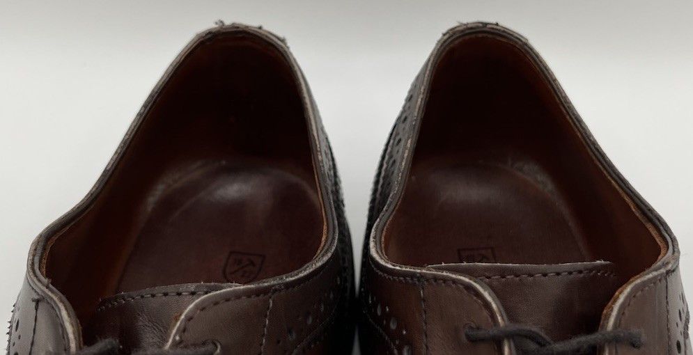Allen Edmonds Allen Edmonds MCGREGOR Wingtip Dark Brown Leather Size 12D Size US 12 / EU 45 - 9 Thumbnail