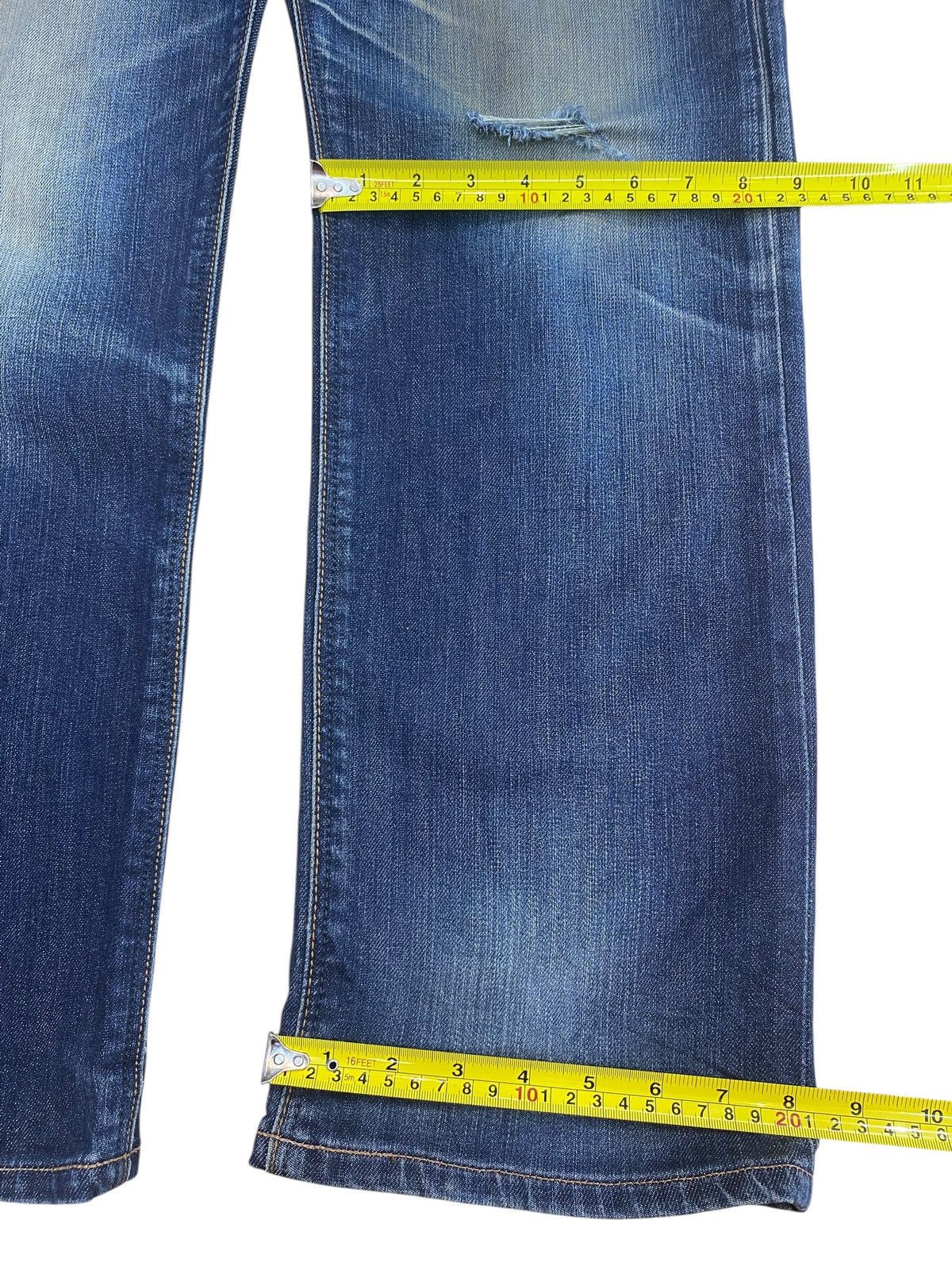 Edwin Edwin Whiskers Faded Wash Style Loose Jeans Size US 32 / EU 48 - 8 Thumbnail