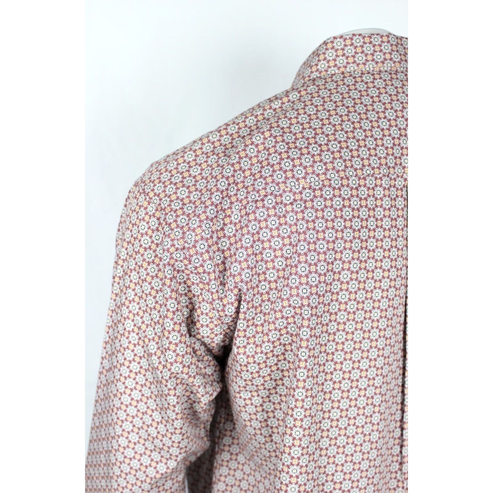 Vintage VINTAGE Cinch Men's Classic Fit Button Shirt Long Sleeve XL Burgundy Molin Geo Print Size US XL / EU 56 / 4 - 3 Thumbnail
