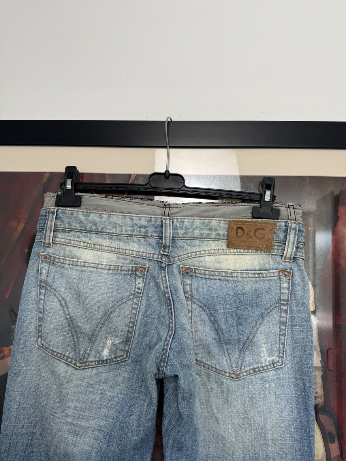 Dolce & Gabbana Dolce&Gabbana D&G Vintage Y2k Denim Jeans Distressed Pant Size US 34 / EU 50 - 4 Thumbnail