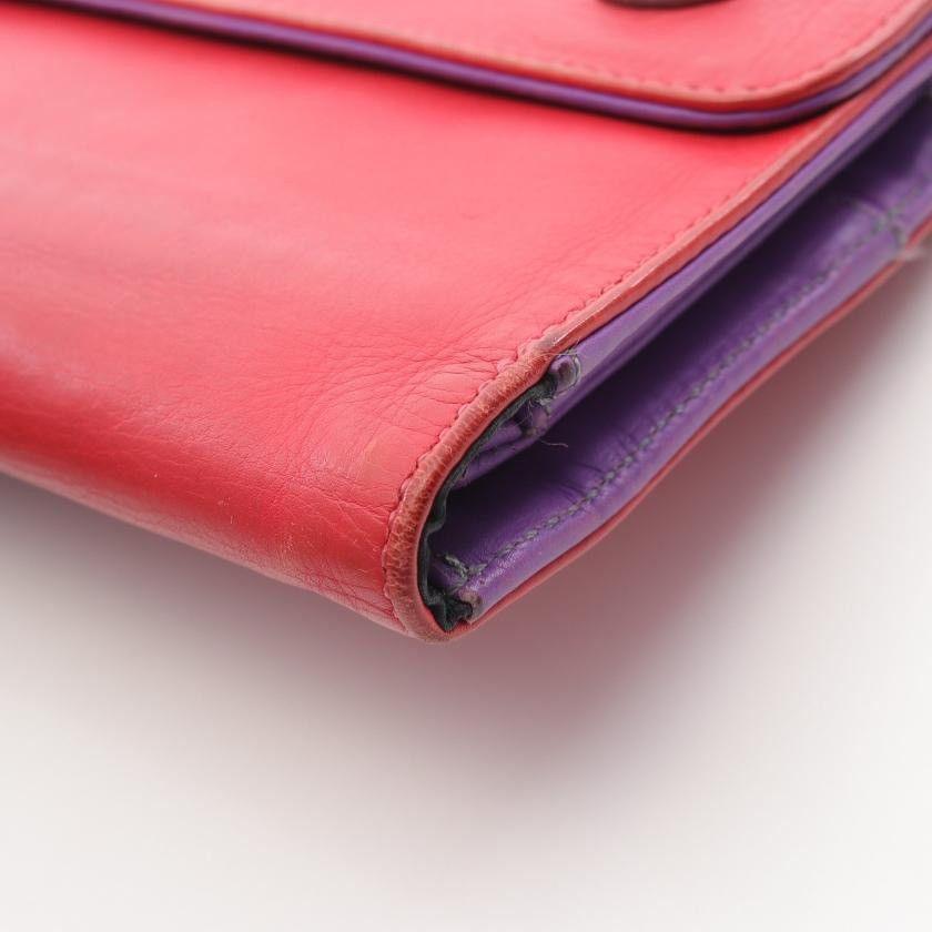 Chrome Hearts Chrome Hearts WAVE CROSS BALL Red Leather Wallet Size ONE SIZE - 8 Thumbnail