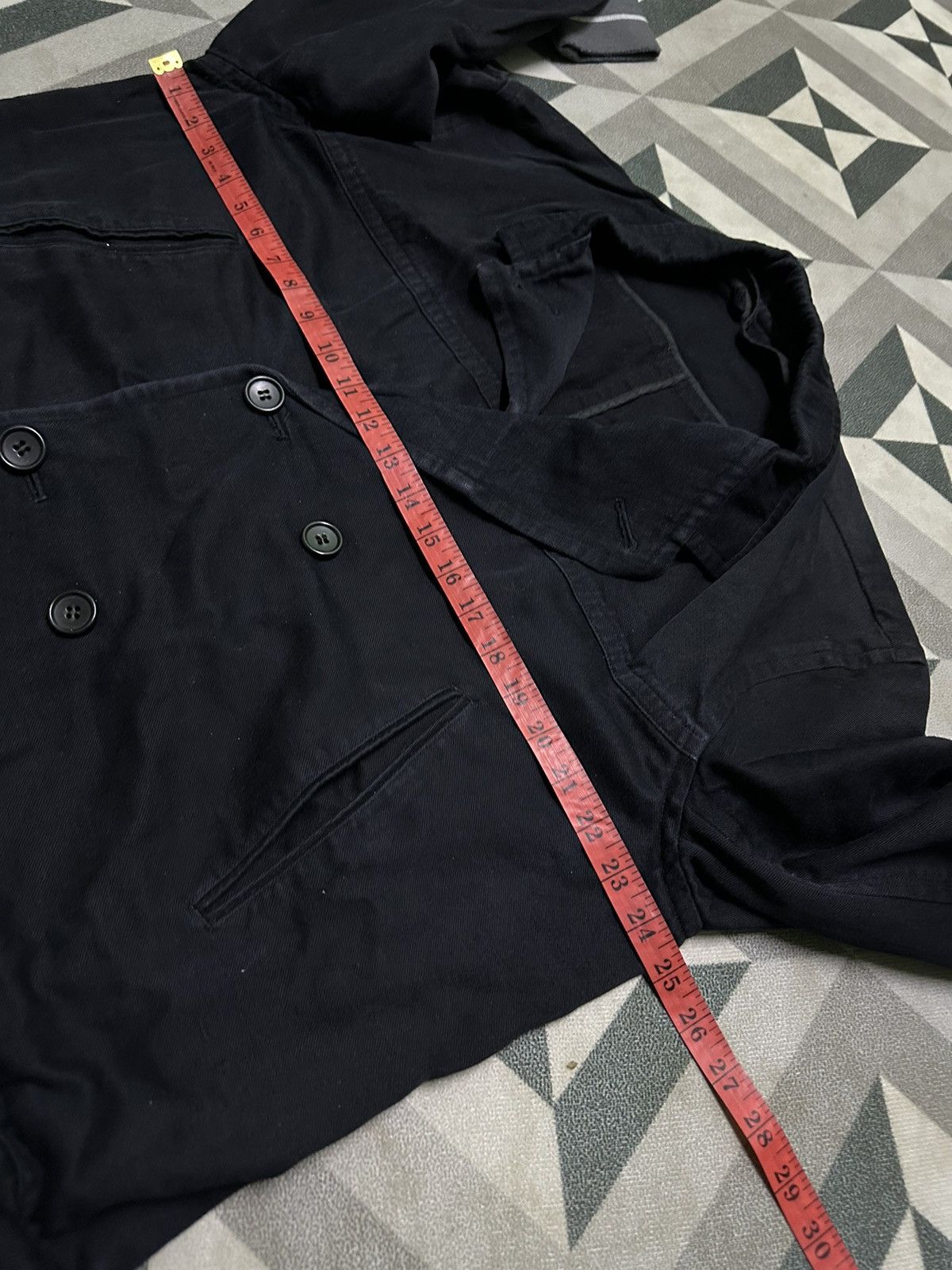 Yohji Yamamoto Y’bis Yohji Yamamoto double button coat Size US L / EU 52-54 / 3 - 9 Thumbnail