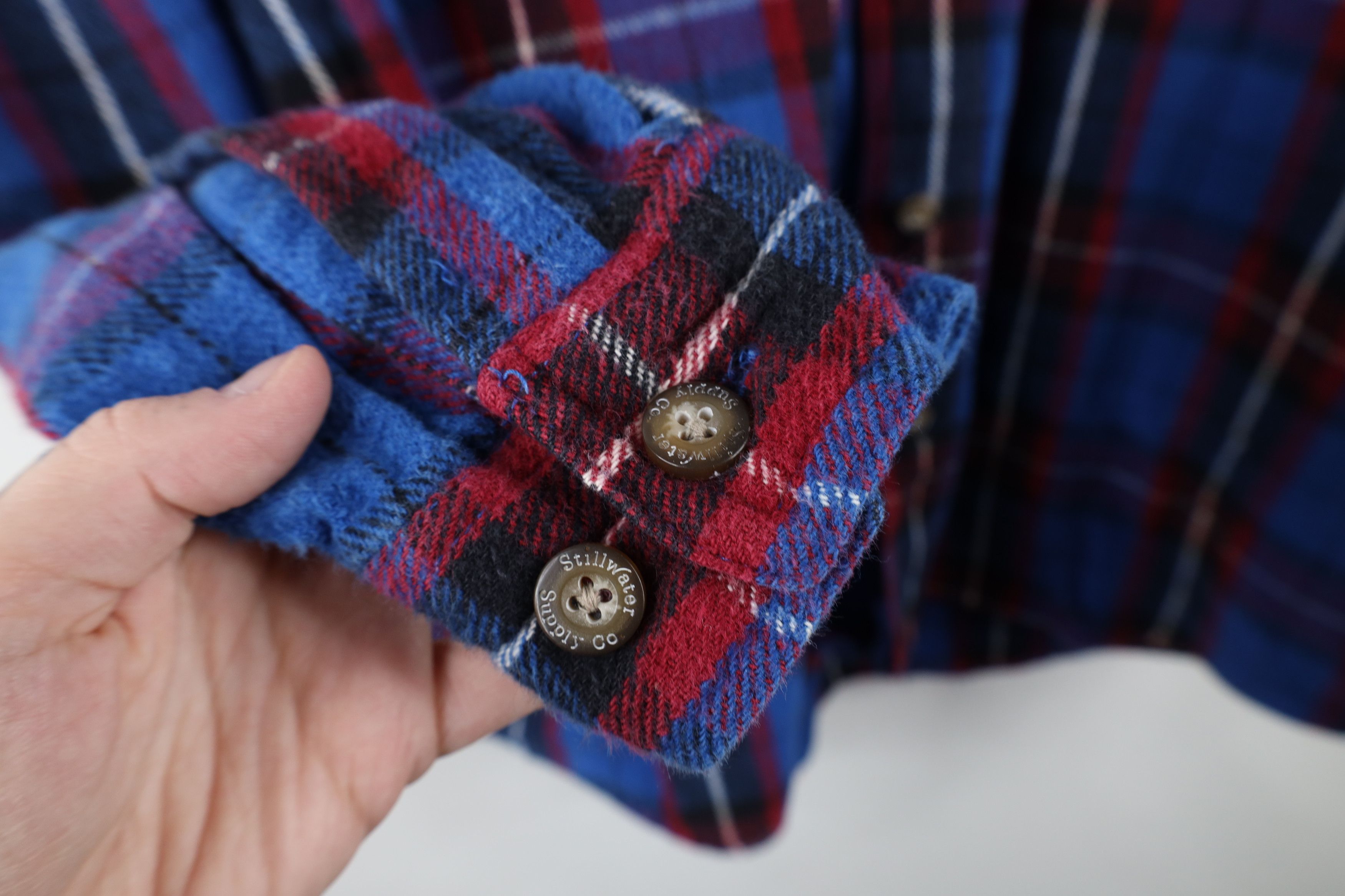 Vintage Vintage 90s Streetwear Heavyweight Flannel Button Shirt Size US L / EU 52-54 / 3 - 6 Thumbnail