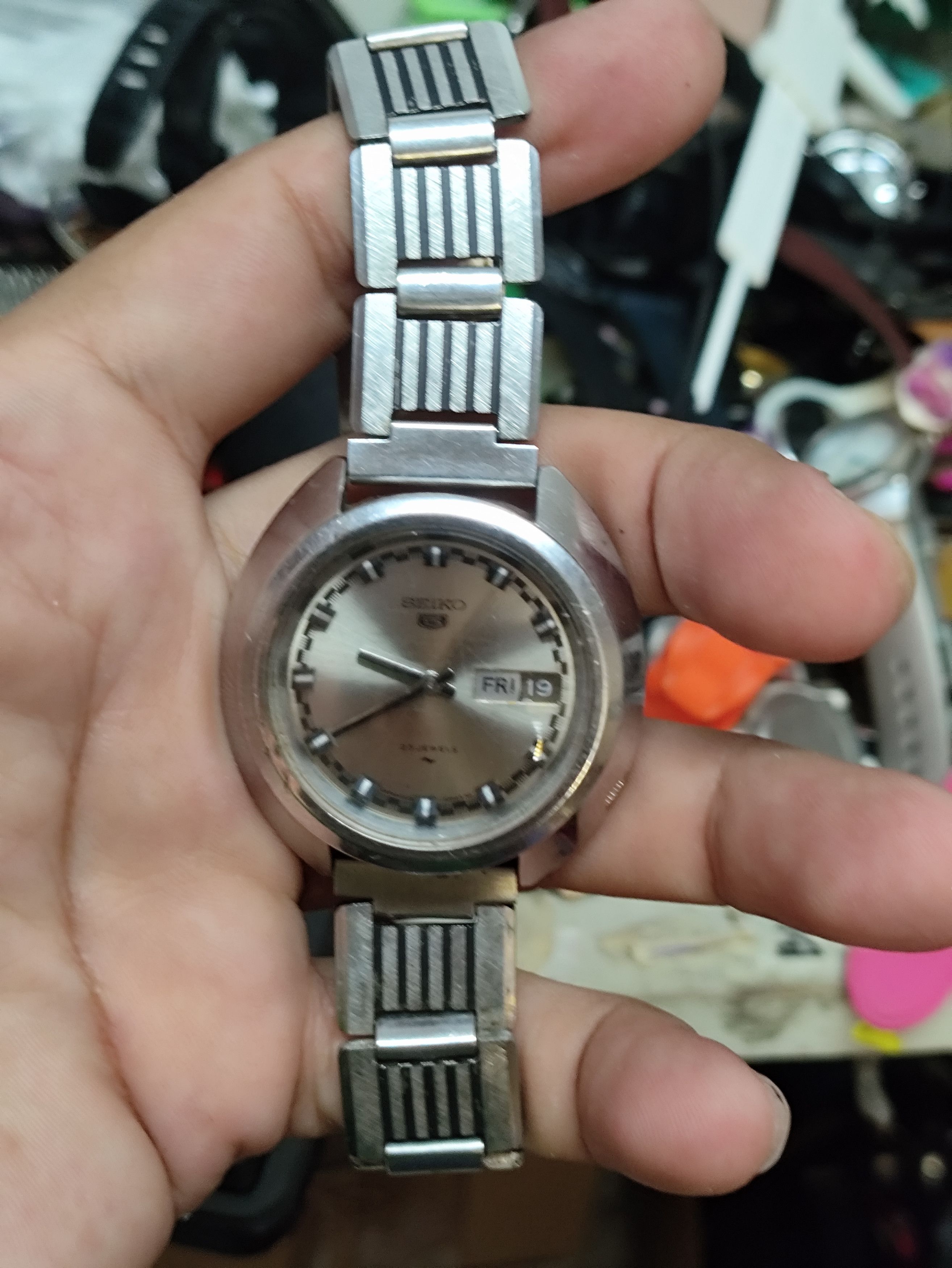 Japanese Brand Vintage 80'S SEIKO AUTOMATIC ENGINE JAPAN MADE Size ONE SIZE - 8 Thumbnail