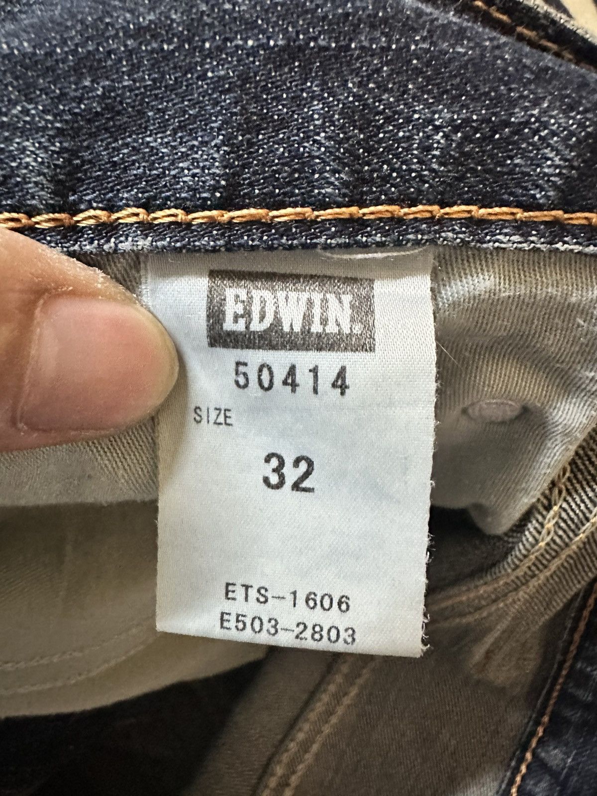 Edwin Vintage Japan Edwin Faded Wash Style Loose Jeans Size US 32 / EU 48 - 9 Thumbnail